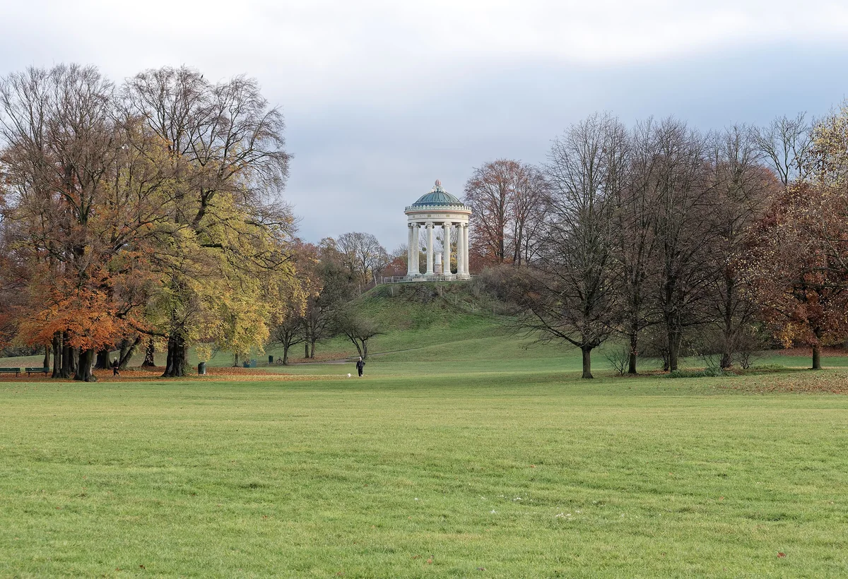 Monopteros in Munich's English Garden